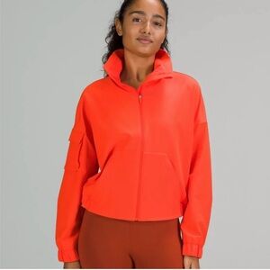 🛑SOLD🛑 Lululemon Athletica Orange Zip-Up Jacket
